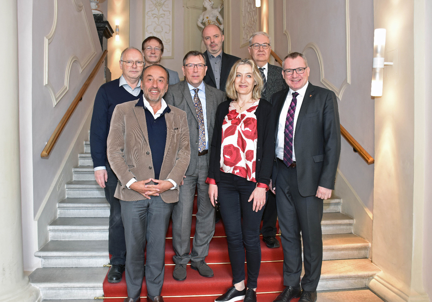 LR Tratter und die Mitglieder der Kommission